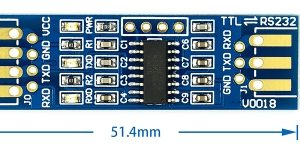 51X15MM RS232 SP3232 TTL a modulo RS232 / RS232 a TTL / modulo porta seriale