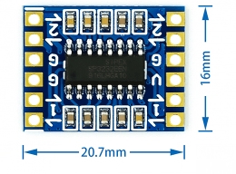 Modulo RS232 SP3232 a doppio canale da TTL a RS232 / RS232 a TTL / modulo porta seriale