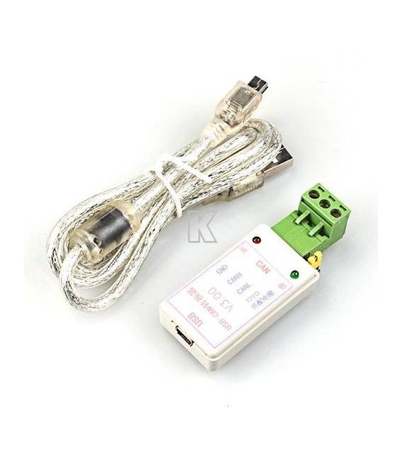 Support Win7 64bit USB-CAN Modulo USB to CAN Bus Convertitore Adattatore + USB Cavo