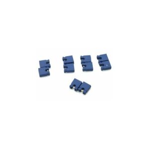 Cappellino jumper 100 pezzi, cappuccio corto, blu, 2,54 mm