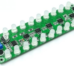 LED RGB Sensore ad attivazione vocale / Amplificatore sensore ad attivazione vocale Spettro misuratore di livello audio / Indicatore LED Lampada melodia lampeggiante audi