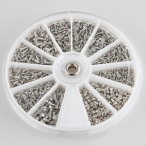 Set di viti da 1000 pezzi in acciaio inossidabile Mini occhiali elettronici per riparazione di orologi Kit dado con cacciavite edelstahl schrauben 1FM