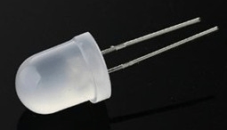 Kit LED 5mm F8 Bianco – 10 Pezzi per Illuminazione e Indicatori