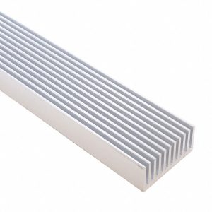 X241 80 * 200 * 30mm Aluminum Heatsink radiators extruded profiles