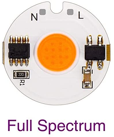 Chip Led 3W 110v - 220v Full Spectrum tipo COB per semina indoor