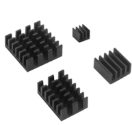 Kit Dissipatori per Raspberry Pi 4 – 4 Neri + 1 Dorato