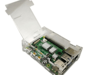 Custodia in Acrilico Trasparente per Raspberry Pi 4B