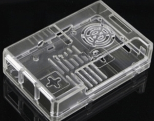 Custodia in ABS Trasparente per Raspberry Pi 3 con Supporto Ventola e Accesso GPIO 40Pin