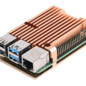 Gold? Copper Aluminum Active Heatsink For Raspberry PI 4