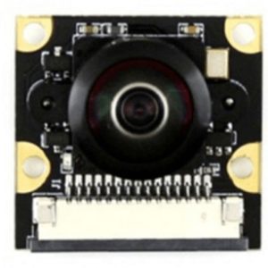 Camera 5MP OV5647 NOIR 160° Grandangolare con Obiettivo Fisheye per Raspberry Pi