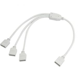 Connettore LED RGB Cavo sdoppiatore di alimentazione da 1 a 3 uscite
