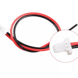 2 pezzi Cavi Mini Micro SH1.0 2 pin JST da 100 mm estremità singola