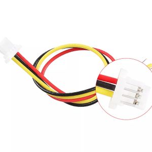 2 pezzi Cavi Mini Micro SH1.0 3 pin JST da 100 mm estremità singola