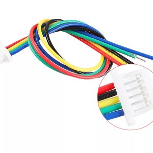 2 pezzi Cavi Mini Micro SH1.0 5 pin JST da 100 mm estremità singola