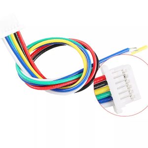 2 pezzi Cavi Mini Micro SH1.0 6 pin JST da 100 mm estremità singola