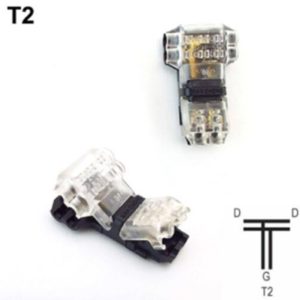 3 pezzi Connettore rapido a clip T2