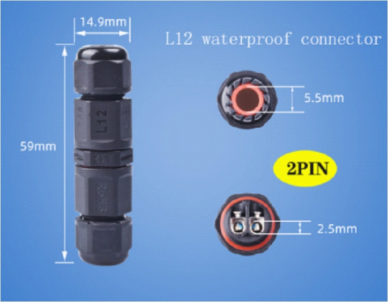 Connettore Waterproof L12 a 3P 380V 16A