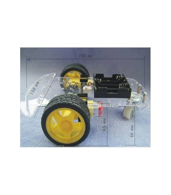 Smart car Telaio tracing car con encoder Cinghia e forte magneto