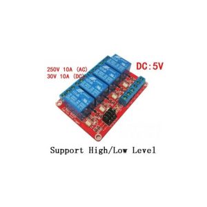 4 Canali 5V Relè con Optoaccoppiatore ogni canale supporta livello alto/basso