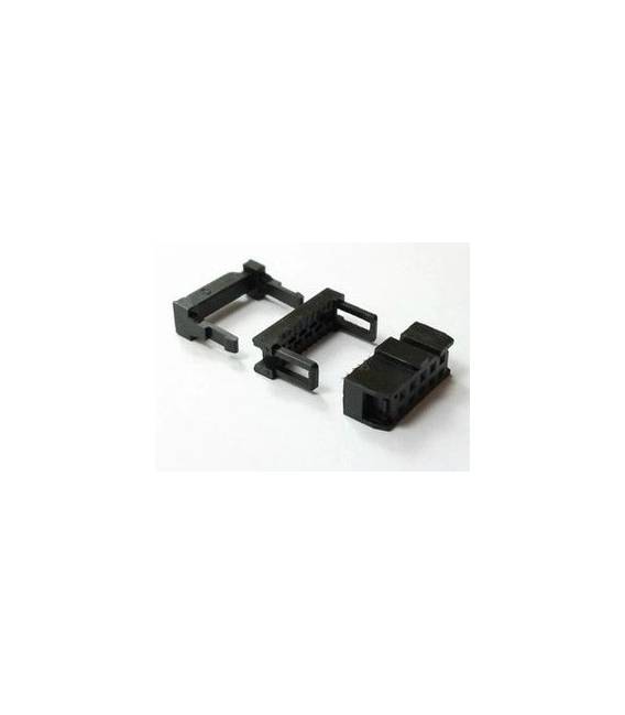 4 Pezzi Connettore IDC per cavo piatto 10 Poli Passo 2.54MM Socket Femmina FC-10P