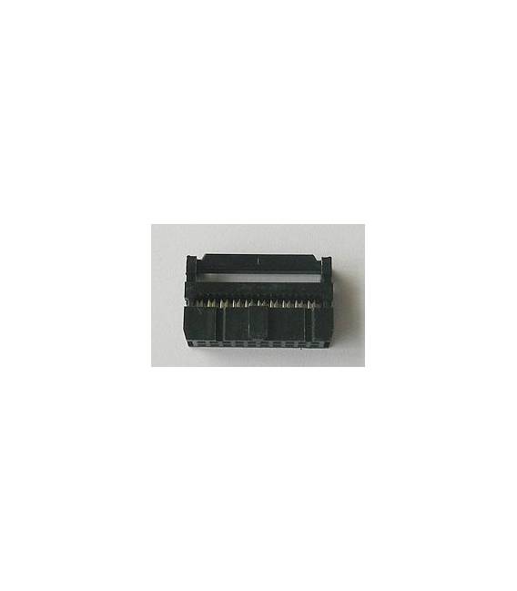 2 Pezzi Connettore IDC per cavo piatto 20 Poli Passo 2.54MM Socket Femmina FC-20P