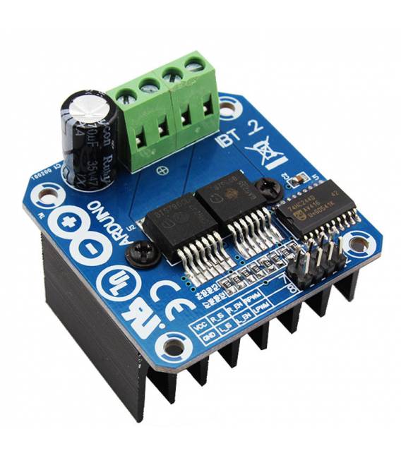 BTS7960 43A Driver Controllo Motore Ponte H Alta Potenza H-Bridge Smart Car, Robot, Rover, Arduino