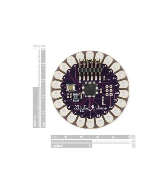 Lilypad Arduino compatibile con microcontrollore ATmega328p 5v 16mhz