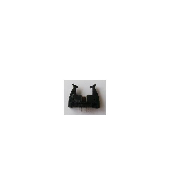 2 Pezzi Connettore Maschio 10 Pin con ganci DC2-10P spaziatura 2.54mm