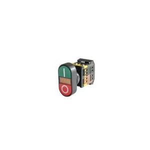 Indicatore giallo di auto-reset Doppio pulsante bottone