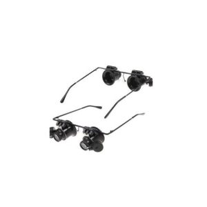 Guarda riparazione lente d'ingrandimento occhiali da vista 20X con luce a LED