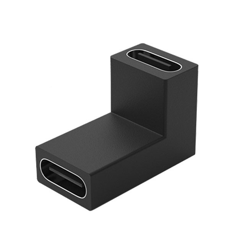 USB tipo C da femmina a femmina/tipo L con piegatura verticale
