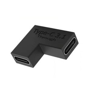 Tipo C USB da femmina a femmina/tipo L con piega laterale