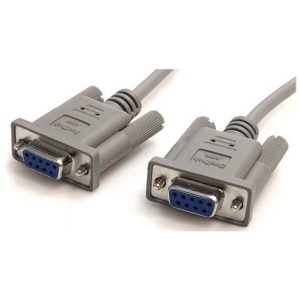 Cavo RS232 Seriale Null Modem 1M DB9 Femmina Femmina