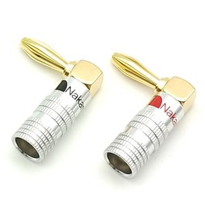 Connettore a banana Nakamichi ad angolo retto Spine a banana da 4 mm