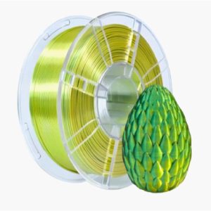 Filamento PLA 1.75mm 1kg – Bicolore Giallo/Verde – Alta Qualità per Stampanti 3D