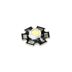 LED 1W verde con il radiatore in alluminio