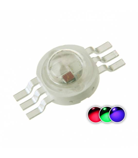 Chip Led 3W RGB 6 Pins Alta Luminosità