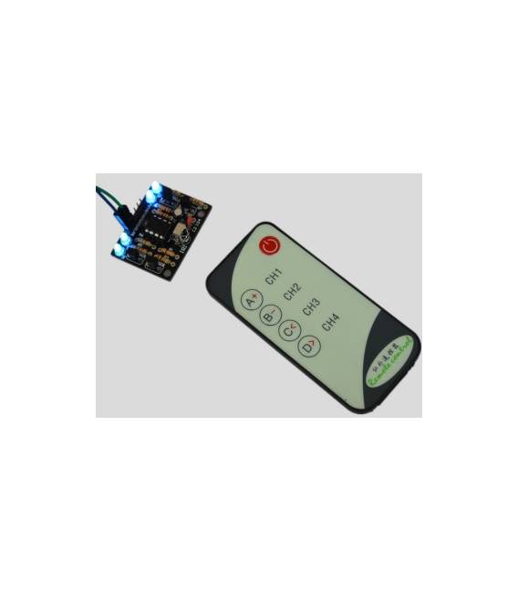 Ricevitore Infrarossi 4 canali IR Modulo Con Telecomando Arduino Compatbile