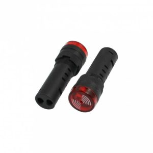 Spia luminosa con buzzer AD16-16SM 24V