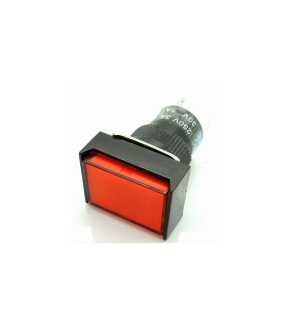 Red Push bottone Pulsante LAS1 -AJ - 11 LA128 LA16 - J - 11d RED 24VOLT DC
