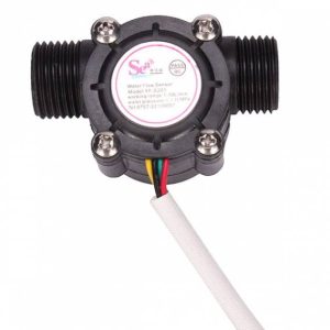 Sensore Flusso d'acqua Flussometro YF-S201 1-30L/min 5-24VDC