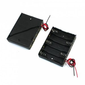 Porta Batterie 5 Slot AAA