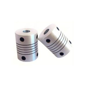 2 pezzi Mis. Giunti flessibili in alluminio 4mm x 5mm