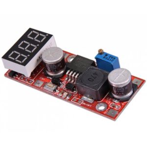 Regolatore tensione LM2596 DC Buck Convertitore DC 4.5-27V a 1.3-25V Step down con LED blu e voltmetro