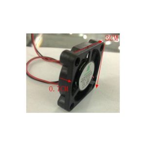 Ventola Raffreddamento DC 5V 0.15A 30x7mm 2 Fili, 7 Pale 3007S