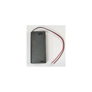 2XAA Batteria holder with case and Pulsante