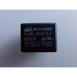 Relè HLS8L-DC5V-S-C miniaturizzato SPDT 5V 10A / 120VAC arduino