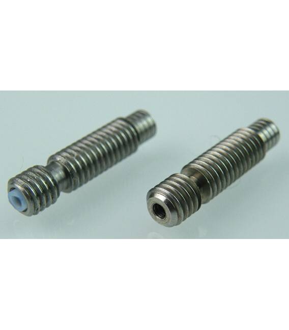 Gola Estrusore M6x26mm in Acciaio con Tubo in Teflon per Stampante 3D E3D V6