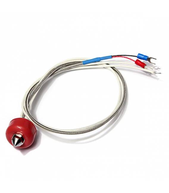 Testina di Stampa con termocoppia tipo K mis. 0.4mm 12v