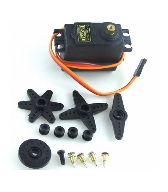 Servo motore MG995 55G coppia 13KG ingranaggi in metallo Arduino